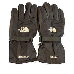Vintage North Face Gore Tex Gloves Black Waterproof Insulated Winter Sz M Estate